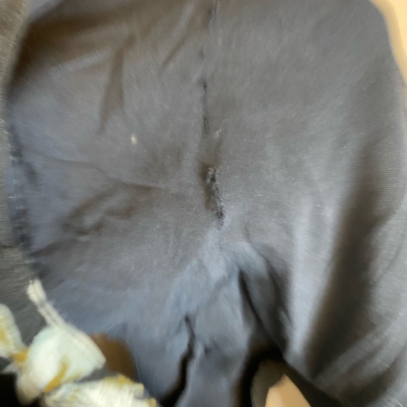 Free People Floral Navy Wanderer bell sleeve Mini dress Size XS - Picture 9 of 15